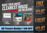 House Cleaning Services A4 template