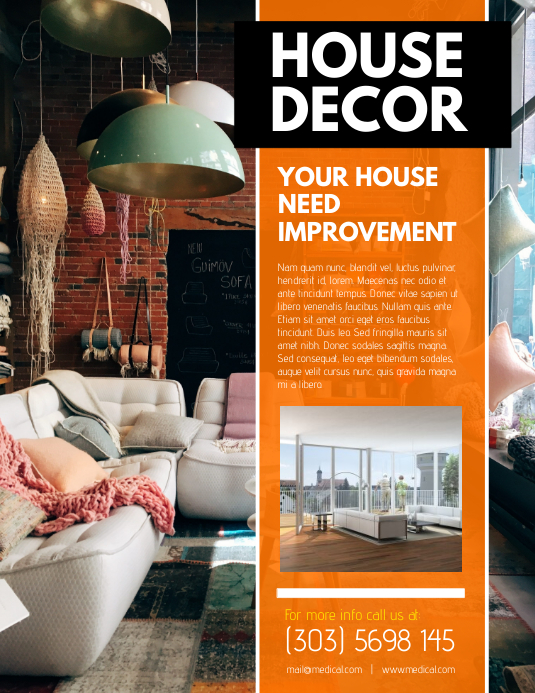 Copy of House Decor Flyer PosterMyWall Copy of House Decor Flyer PosterMyWall