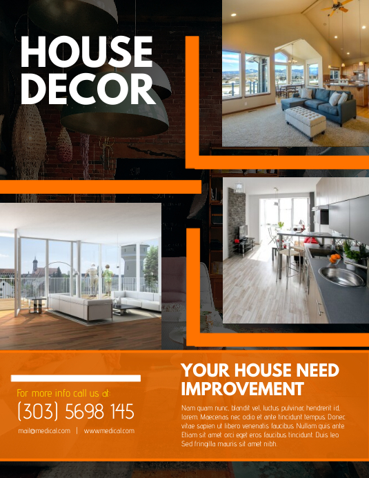  House  Decor  Flyer Template PosterMyWall