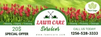 House Flower Trimming Lawn Care Banner Facebook Cover Photo template