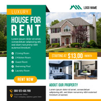 House for rent flyer ad template | PosterMyWall