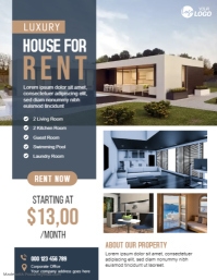House for rent flyer ad template | PosterMyWall