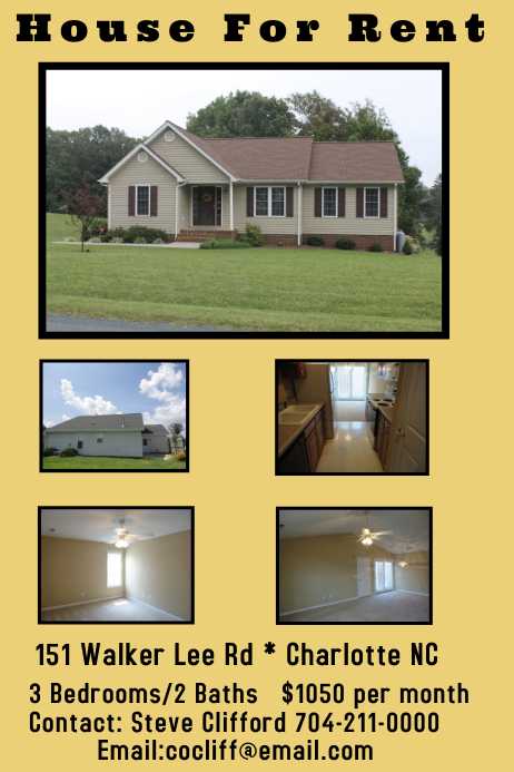 To Let Flyer Templates 3 Free Printable Word Pdf Templates