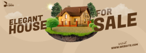 House For Sale Ad Facebook-coverfoto template