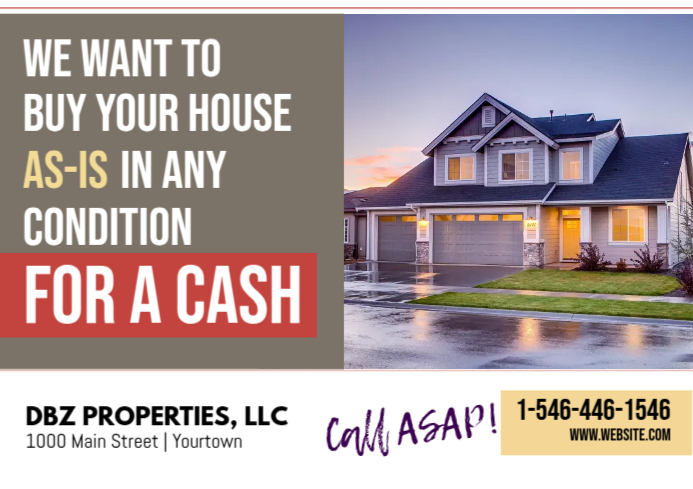House Advertisement Examples House For Sale Ads Template | PosterMyWall
