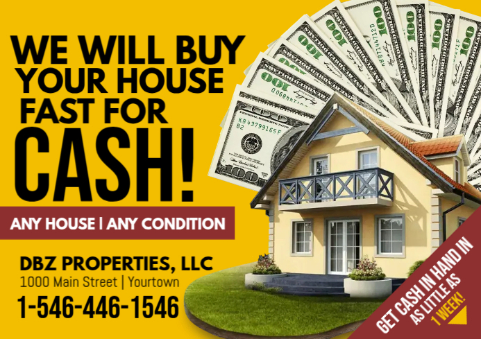 House Advertisement Examples House For Sale Ads Template | PosterMyWall