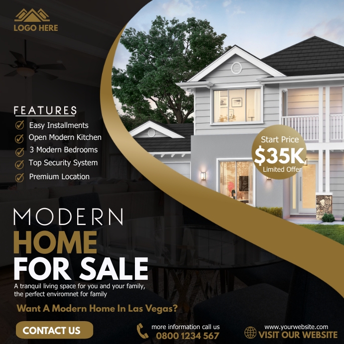 House Advertisement Examples house for sale advert Template | PosterMyWall