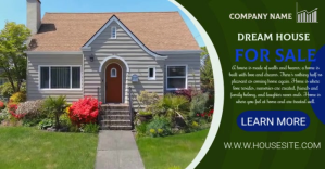 Vert Real Estate Sale Facebook Ad Template