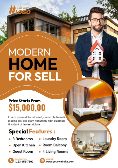 House For Sale A4 template