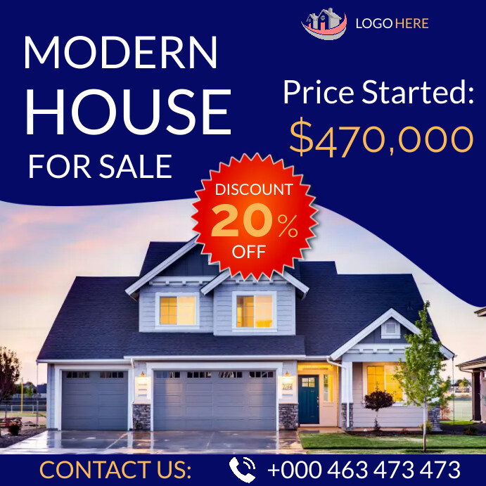 Copy of HOUSE FOR SALE DESIGN TEMPLATE PosterMyWall