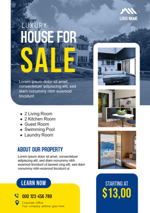 Copy of House For Sale Flyer Ad | PosterMyWall