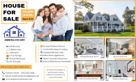 House for Sale Real Estate Agent template