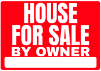 HOUSE FOR SALE SIGN A3 template