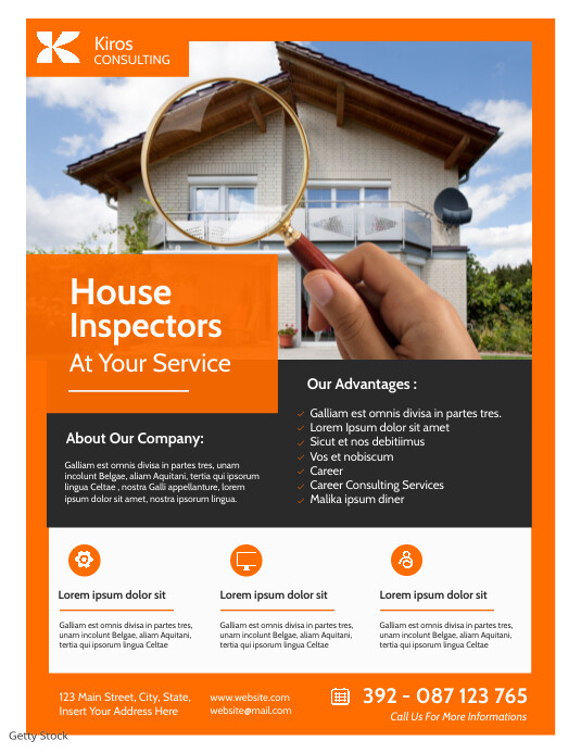 Random Inspection Flyer House inspection professional services flyer Template | PosterMyWall