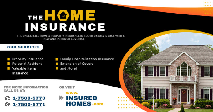 House Insurance Services Facebook Post Templa Template | PosterMyWall