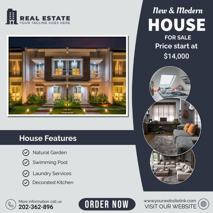 House Mockups Template PosterMyWall