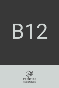 House Number Poster template