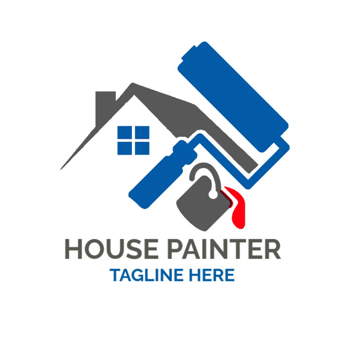 HOUSE PAINTER LOGO Template PosterMyWall house-painter-logo-template-postermywall