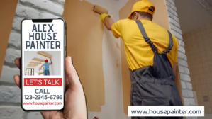 House Painter Promotion Video Template Ekran reklamowy (16:9)