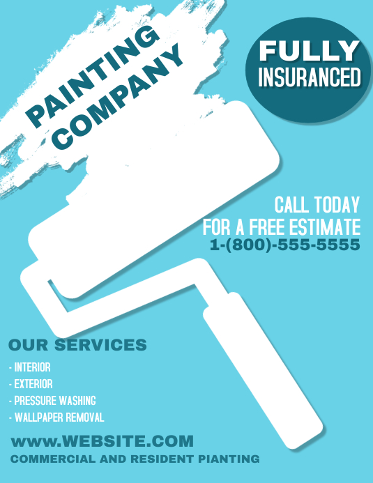 House Painting Template Postermywall