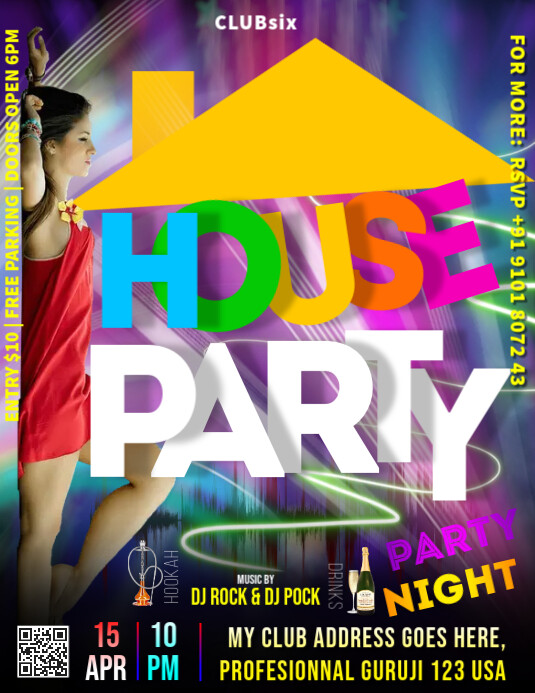 House Party Template PosterMyWall