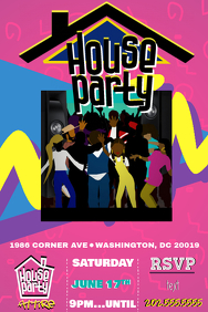 410 House Party Customizable Design Templates Postermywall