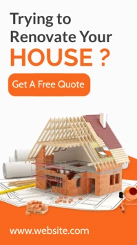 House Renovation Services Instagram Story Adv template