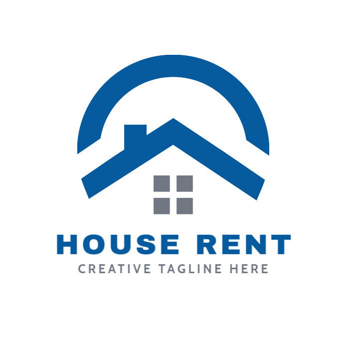Copy of House Rent Logo Template | PosterMyWall