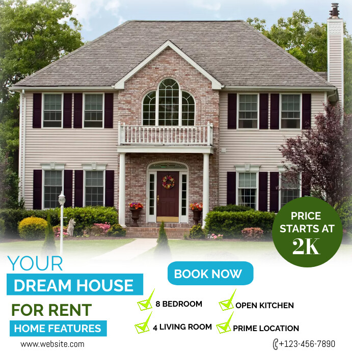 House rent social media or instagram post Template | PosterMyWall