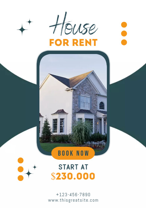 House Rent Template | PosterMyWall