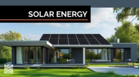 House solar energy YouTube Thumbnail template