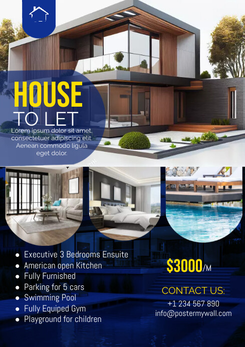 house to let Template | PosterMyWall