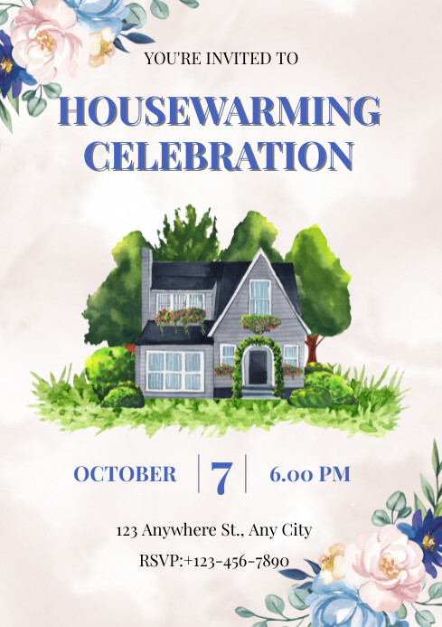 House Warming Template PosterMyWall