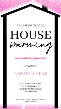 HOUSE WARMING INVITATION DESIGN TEMPLATE Instagram-verhaal