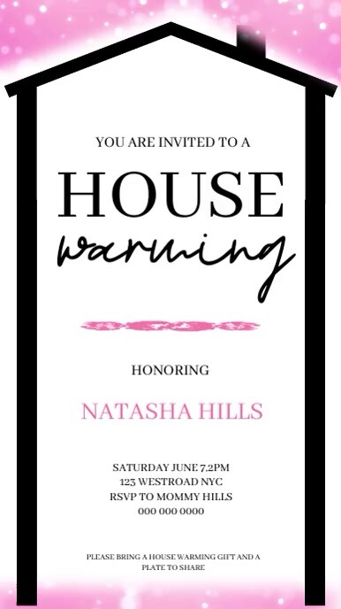 Plantilla de HOUSE WARMING INVITATION DESIGN TEMPLATE | PosterMyWall