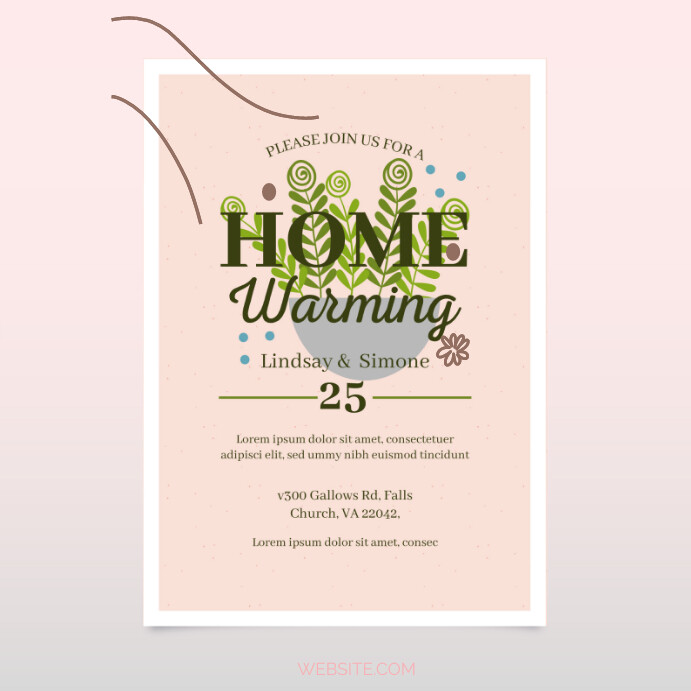 House Warming Invitation Template | PosterMyWall