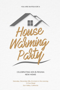 House Warming Party Flyer Design Template