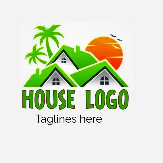 house 🏡 logo Logotyp template