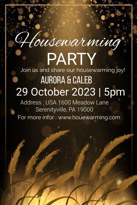 Housewarming Barbeque Flyer Template , barbeq Plakat