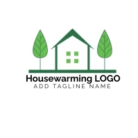 Housewarming Logo template