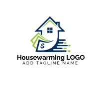 Housewarming Logo template