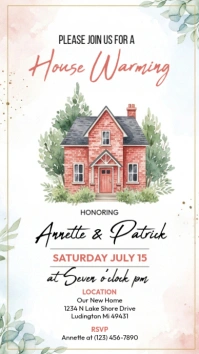 Housewarming Party Instagram Story template