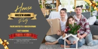 Housewarming party invitation template design