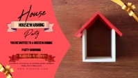 Housewarming party invitation template design Blog Header