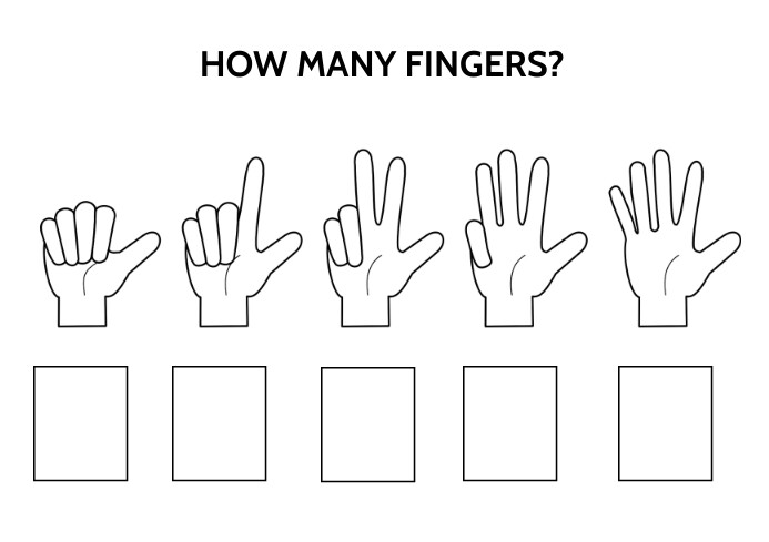 How Many Fingers Free Printable Worksheet Template Postermywall How Many Fingers Free Printable Worksheet Template Postermywall