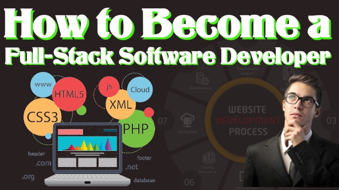 How to Become a Full-Stack Software Developer Template | PosterMyWall