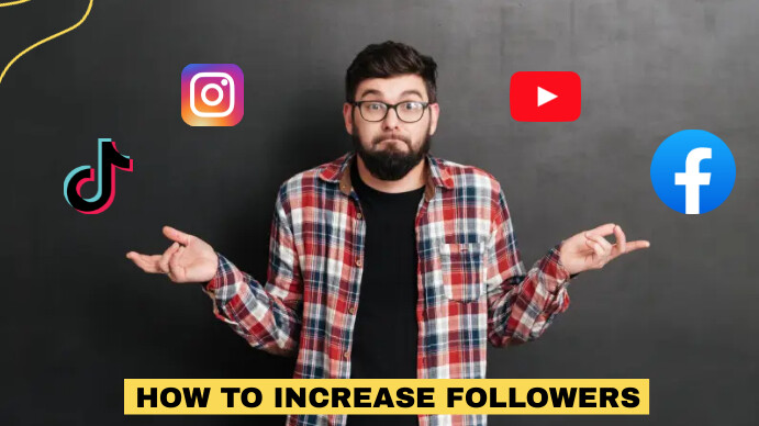 How To Increase Followers Digital Display (16:9) template