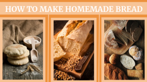 สีน้ำตาล how to make homemadre bread youtube thumbnail YouTube Thumbnail Template