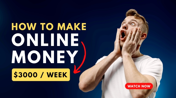 HOW TO MAKE MONEY THUMBNAIL YouTube 缩略图 template