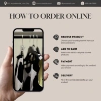 How To Order Online Pos Instagram template